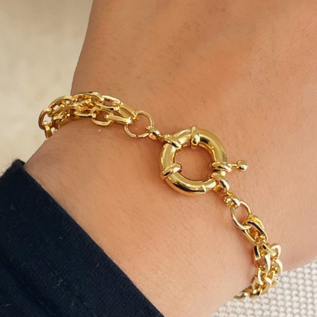 Pulsera circle gold