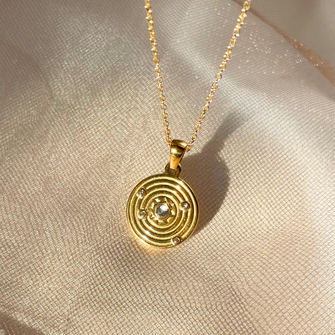 Collar circulo BLING