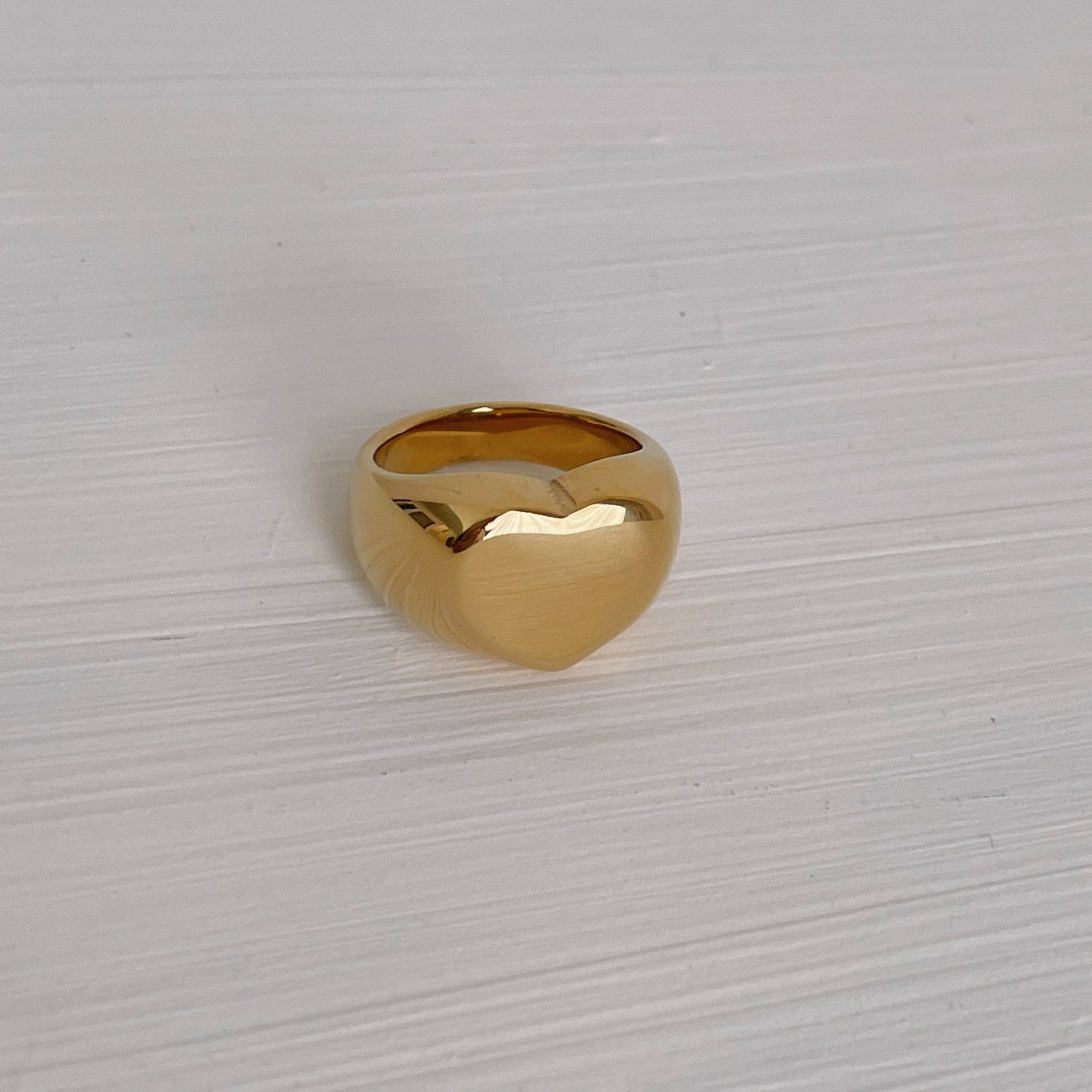 Anillo chunky corazon