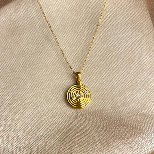 Collar circulo BLING