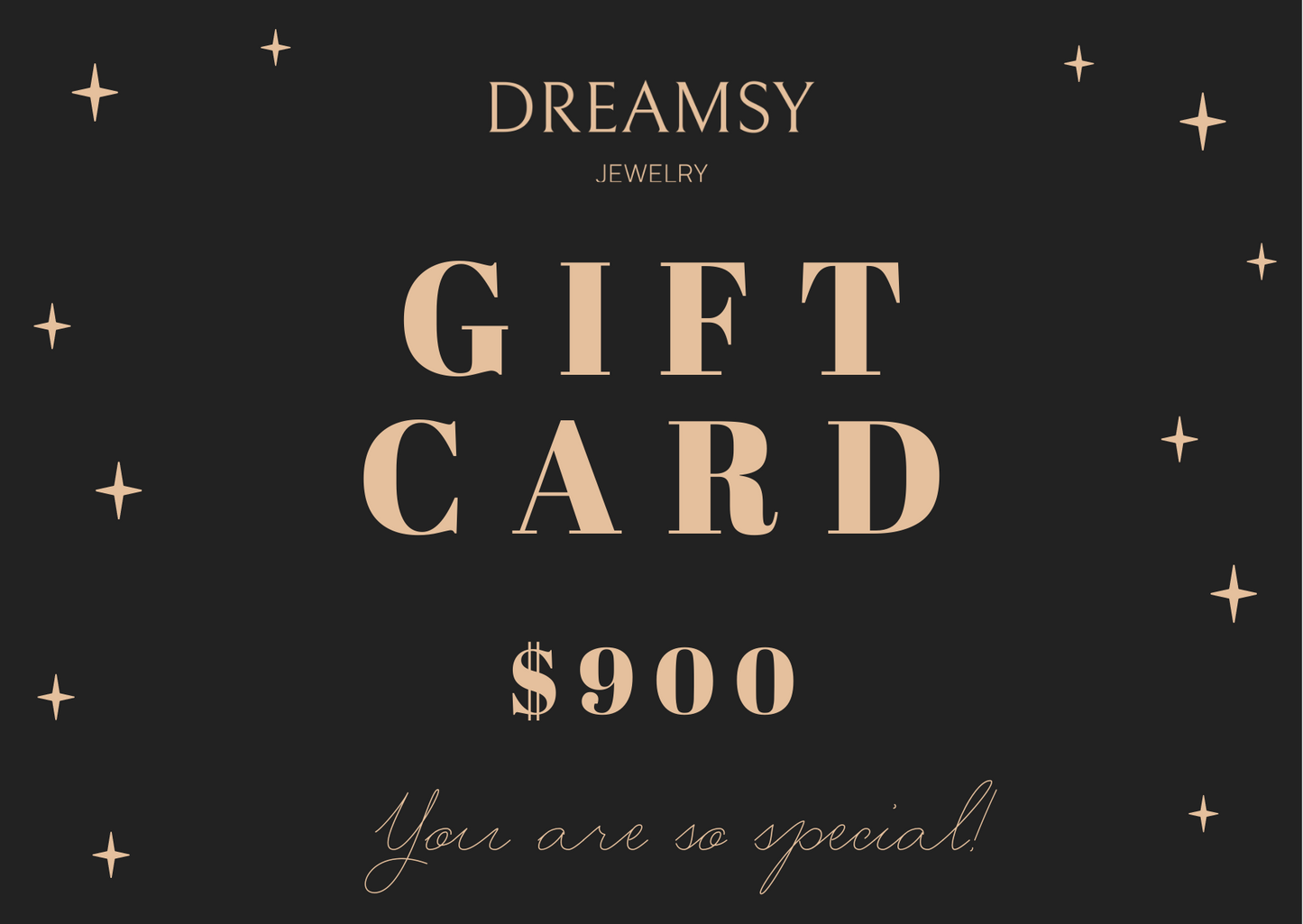 DREAMSY JEWELRY gift card