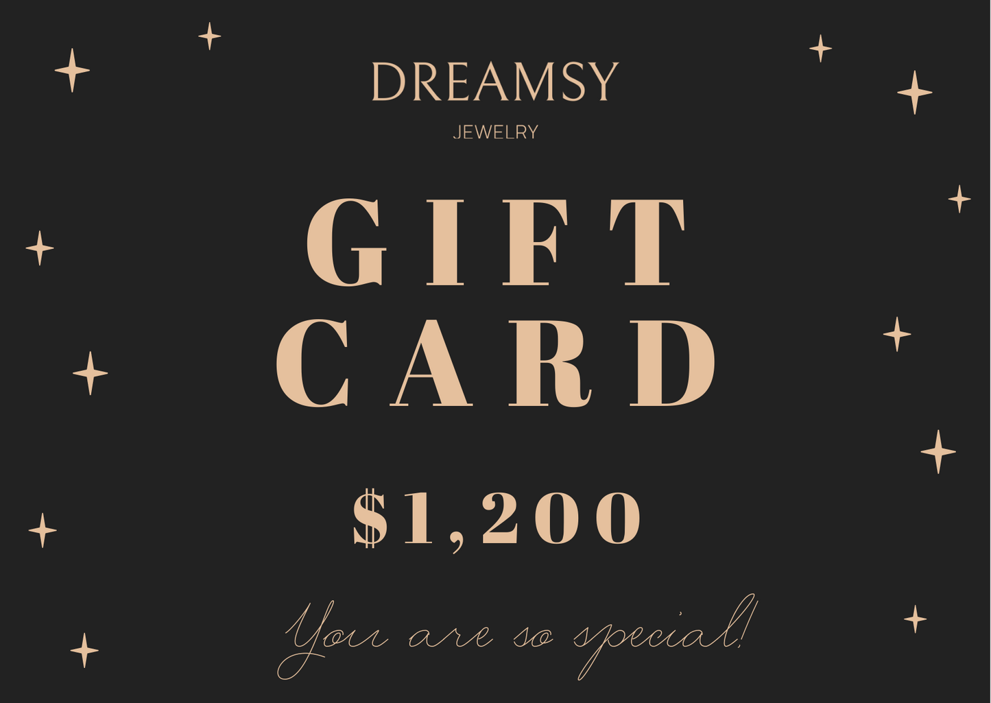 DREAMSY JEWELRY gift card