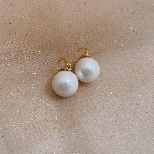 Aretes big pearl