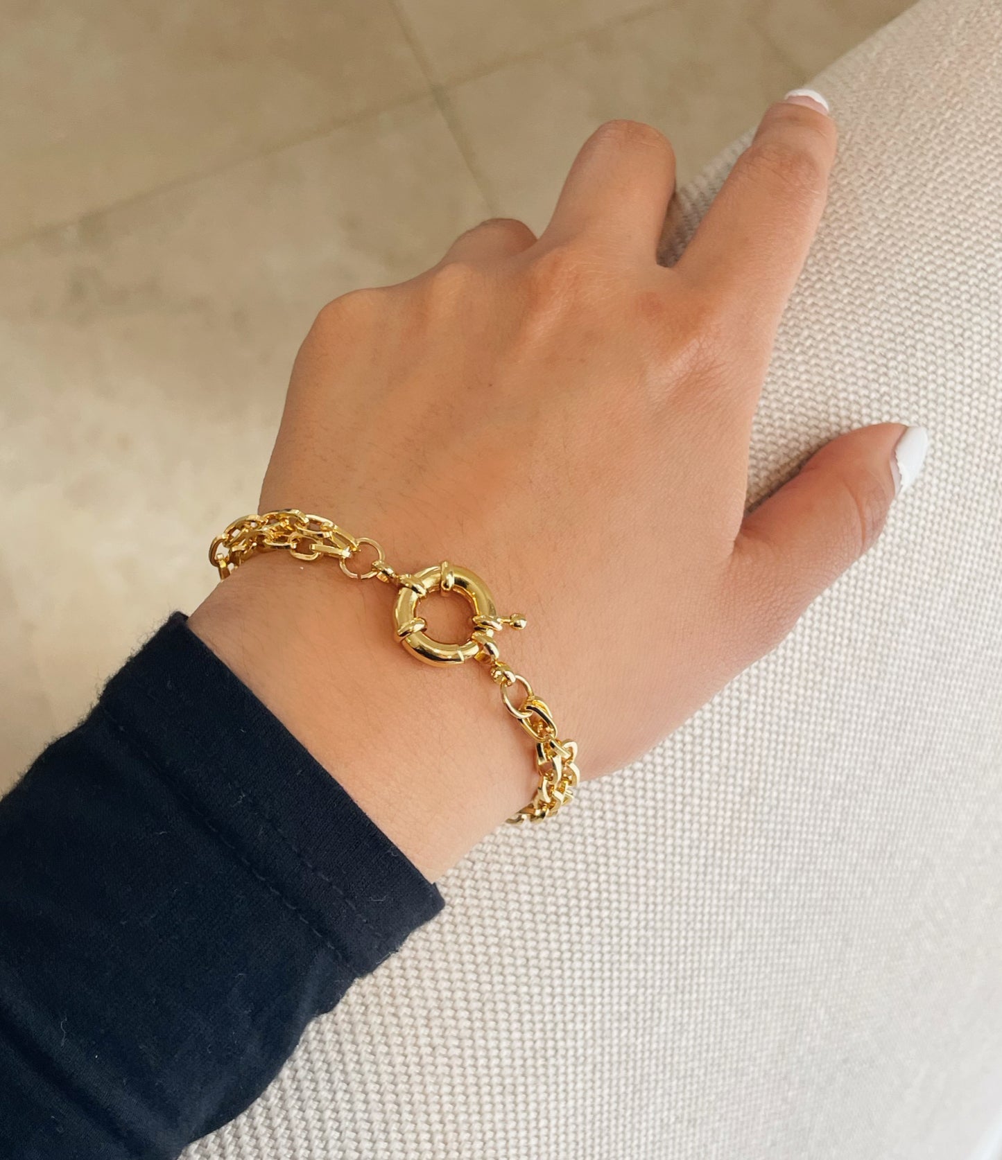 Pulsera circle gold