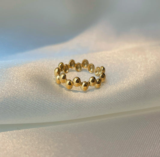 Anillo bolitas AJUSTABLE